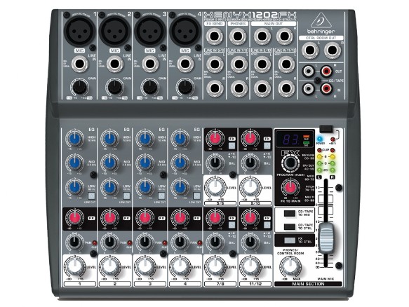 BEHRINGER Xenyx 1202FX NOLEGGIO Mixer Analogico BEHRINGER Xenyx 1202FX